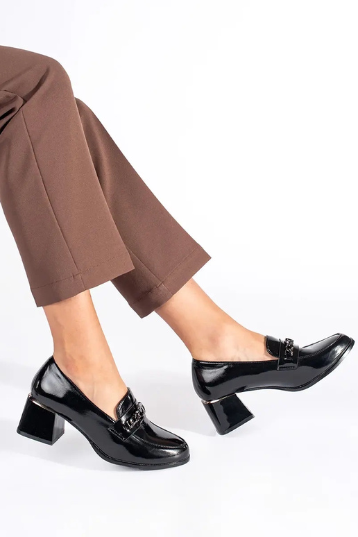 cor preta mulheres meio sapato de...