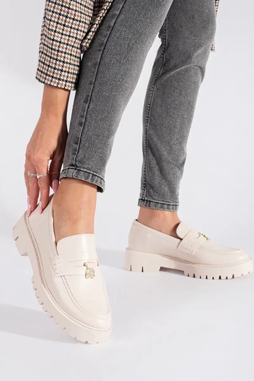 bege mocassins femininos... 2