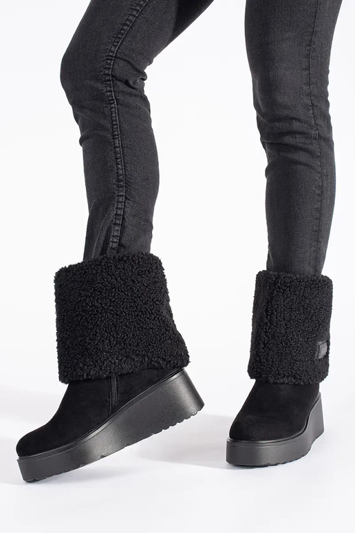 cor preta isolar Sapatos femininos em...