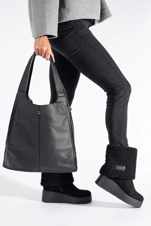 cor preta isolar Sapatos femininos em...