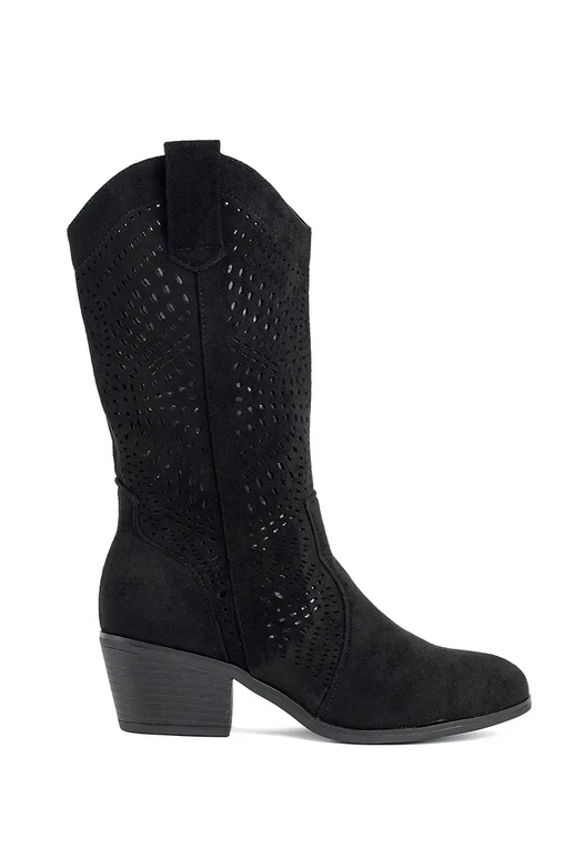 cor preta a céu aberto botas de...