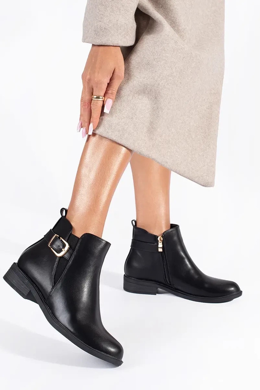 Sapatos femininos pretos com...