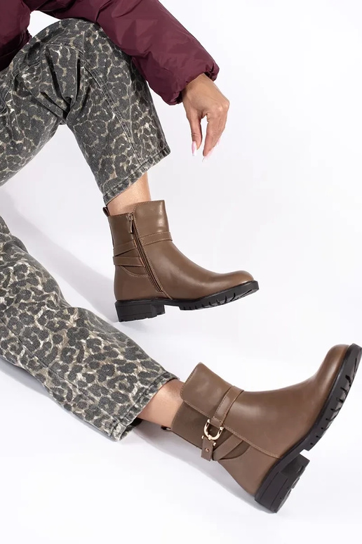 sapatos femininos marrons altos