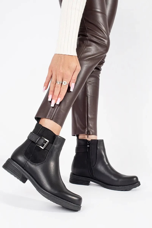 Sapatos femininos de salto baixo com...