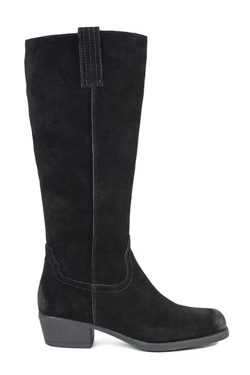 Botas compridas em pele...