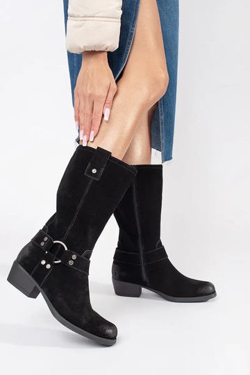 Botas de cowboy em pele... 2