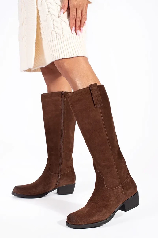 botas com isolamento marrom por... botas com isolamento marrom por...