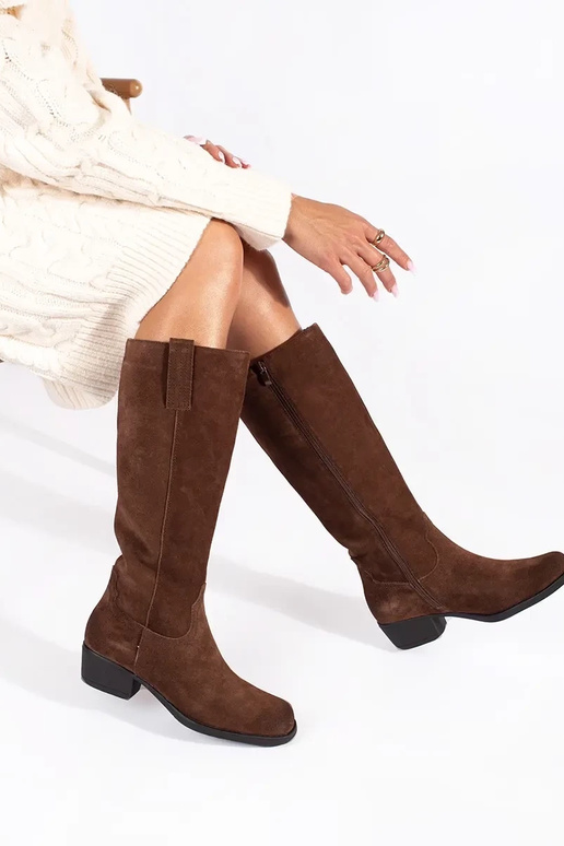botas com isolamento marrom por... botas com isolamento marrom por...