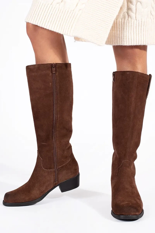 botas com isolamento marrom por... botas com isolamento marrom por...