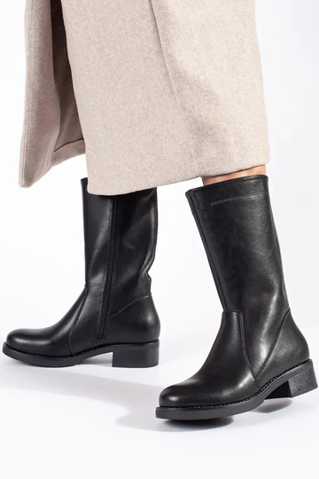 sapatos femininos de couro... 2