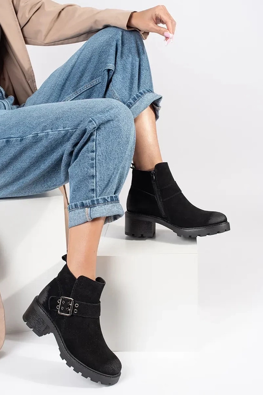 Botas de salto alto Sergio Leone para...