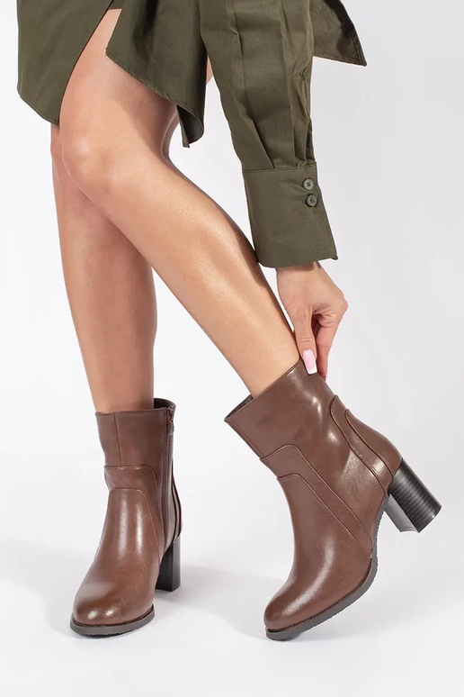 Sergio Leone Botas de couro castanho...