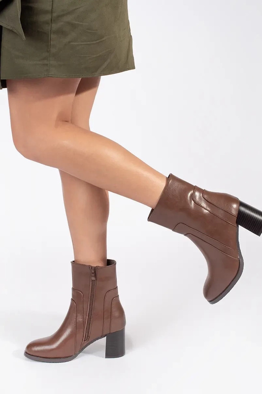 Sergio Leone Botas de couro castanho...