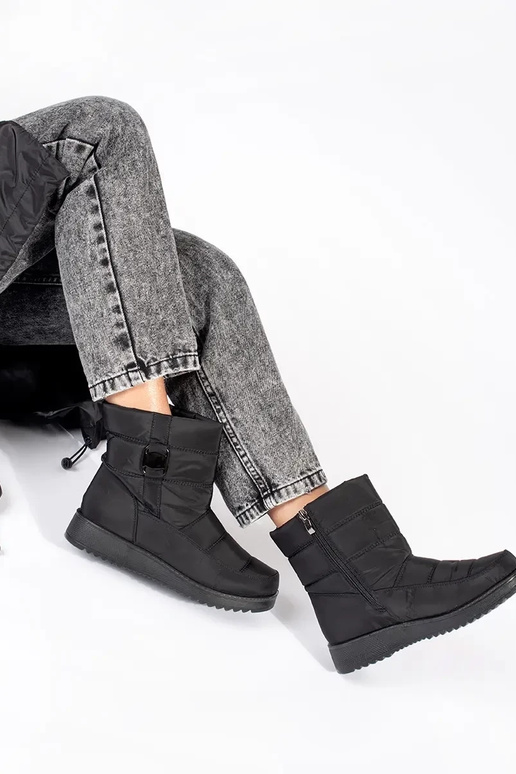 cor preta conveniente Botas de neve... cor preta conveniente Botas de neve...