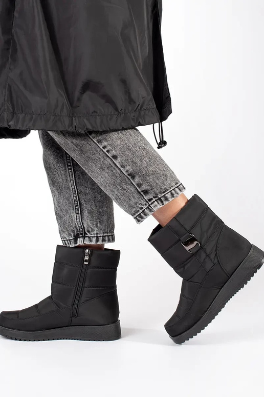 cor preta conveniente Botas de neve... cor preta conveniente Botas de neve...