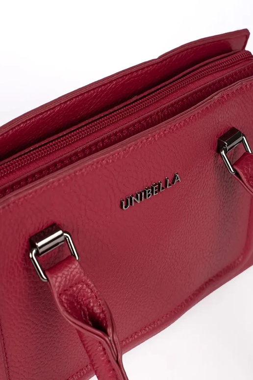 Mala de mão clássica e elegante vermelha