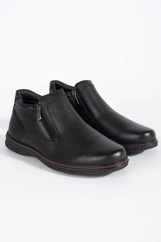 Botas de inverno pretas para homem