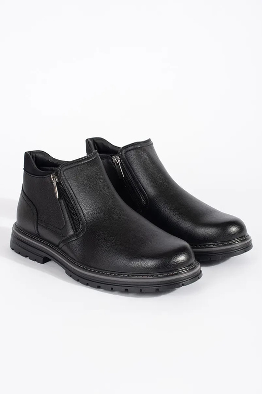 Botas de inverno pretos para homens