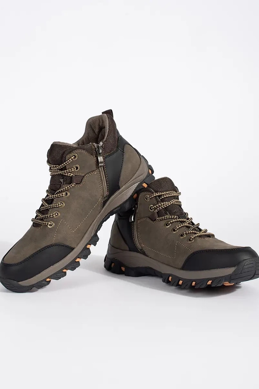 Sapatos de trekking castanhos para homem