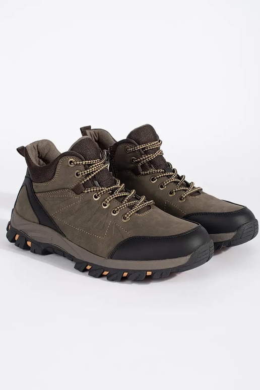 Sapatos de trekking castanhos para homem