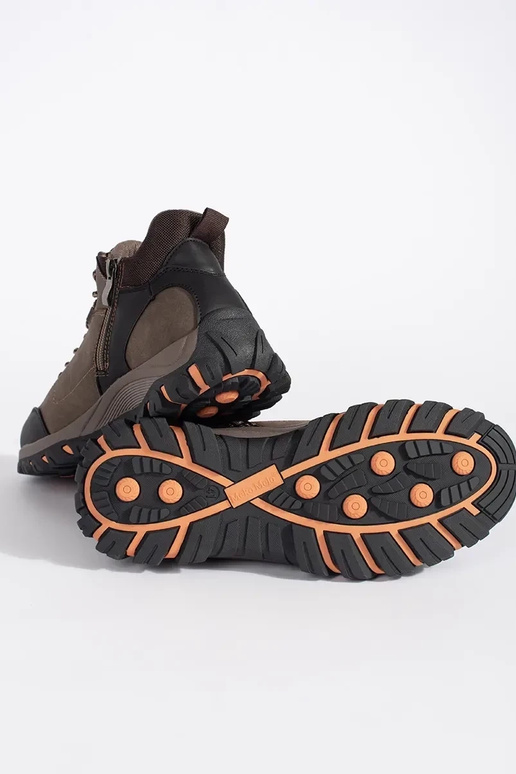 Sapatos de trekking castanhos para homem