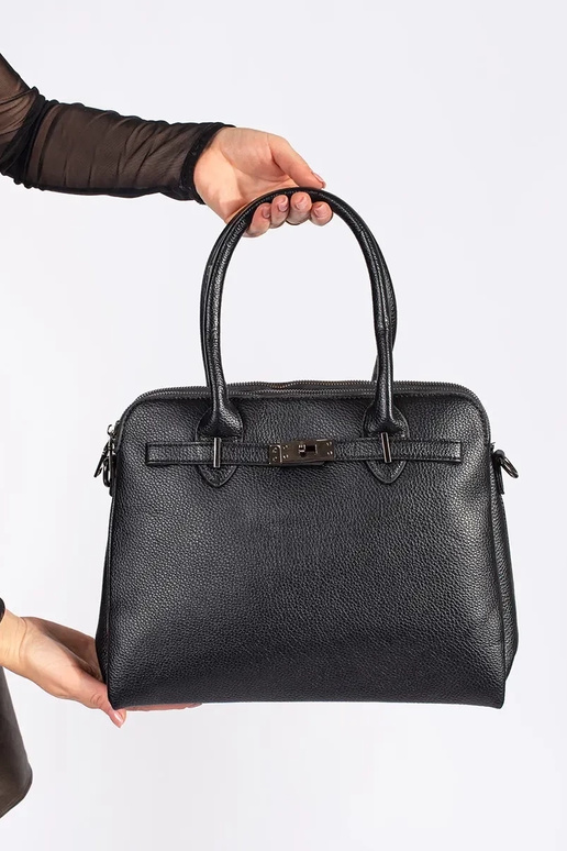 preto um clássico bolsa elegante z...