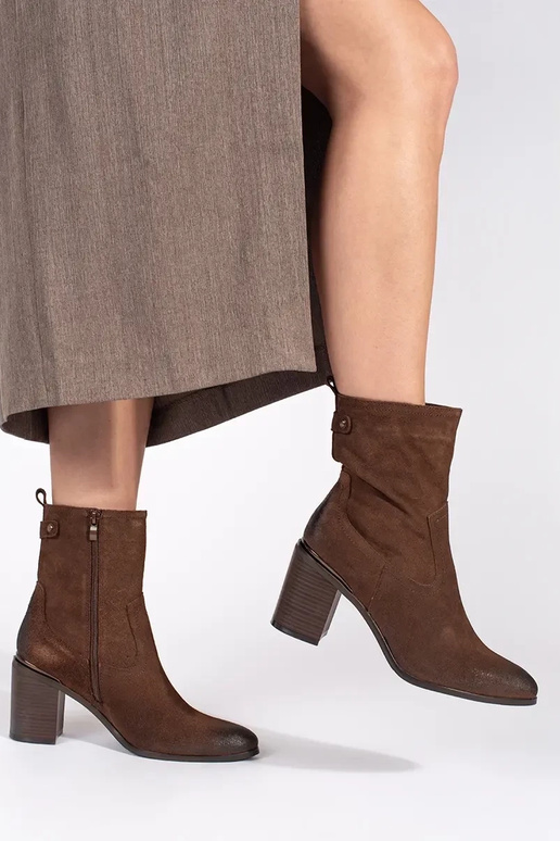 Sergio Leone Botas de couro castanho...