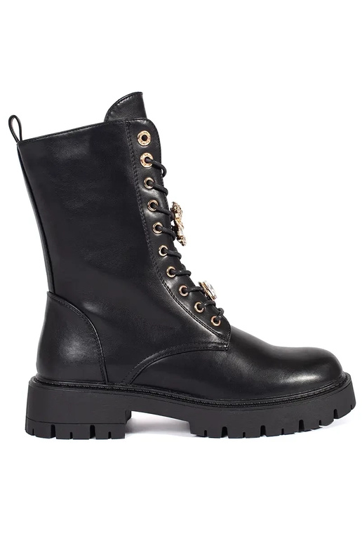 Sapatos de plataforma pretos com...