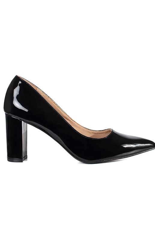 Estilo elegante lacado cor preta...