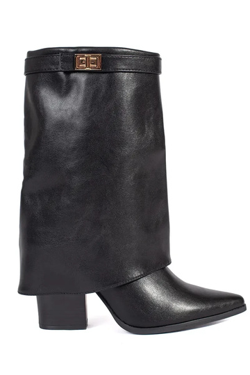 cor preta elegante Sapatos...