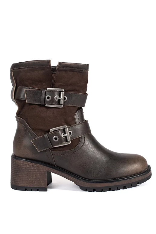 cor marrom Sapatos femininos de salto...