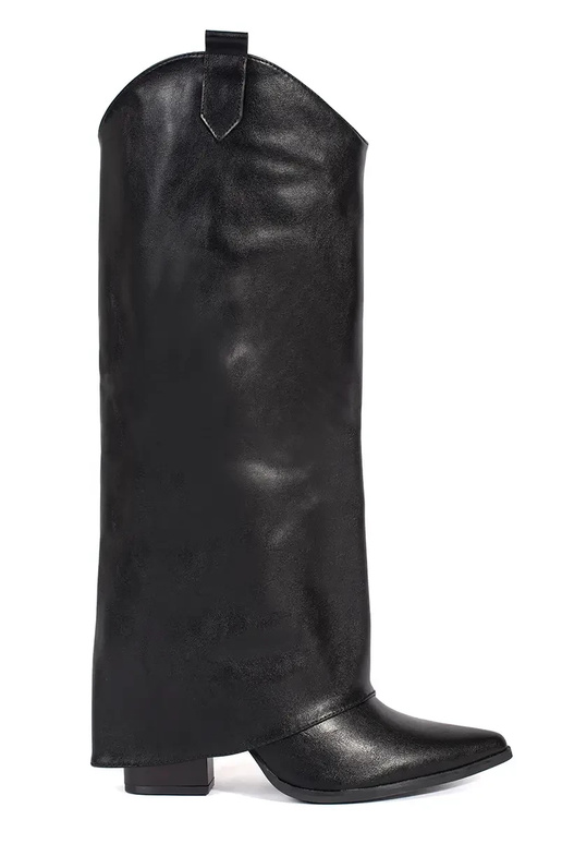 cor preta botas Para stylu...