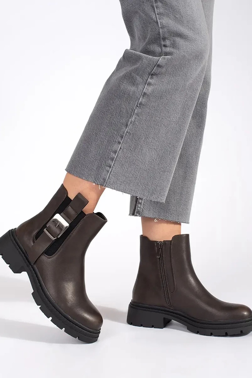 cor marrom sapato Sapatos femininos...