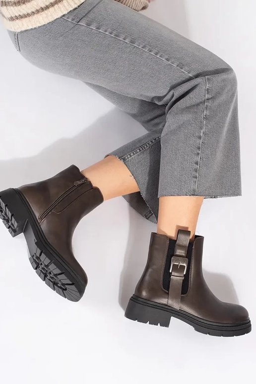 cor marrom sapato Sapatos femininos...