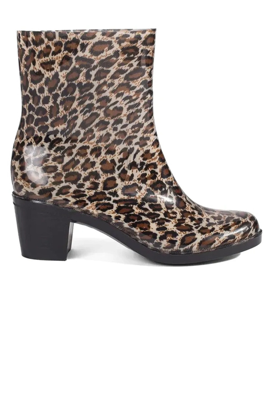 Botas de borracha mulheres de salto...