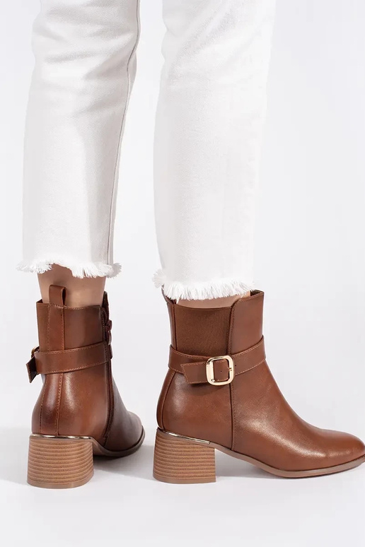 cor marrom Sapatos femininos no...