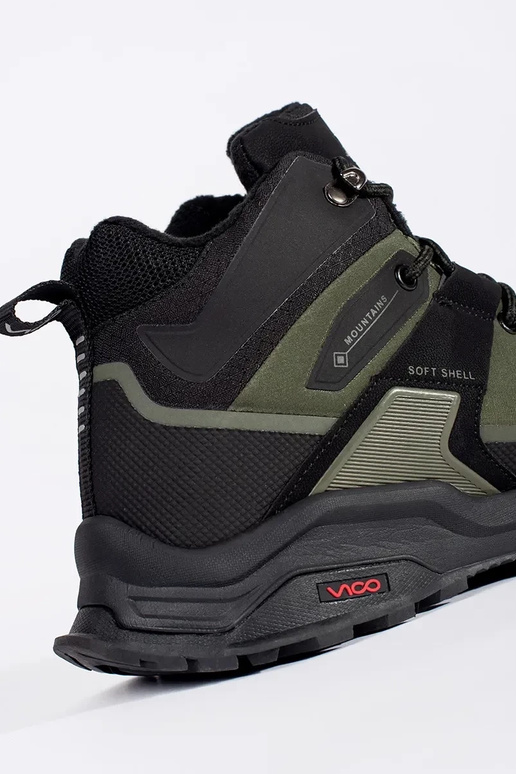 Sapatos masculinos zielono-cor preta Sapatos masculinos zielono-cor preta