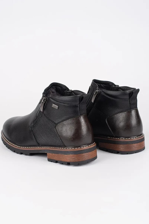 cor preta isolar Botas Chelsea homens