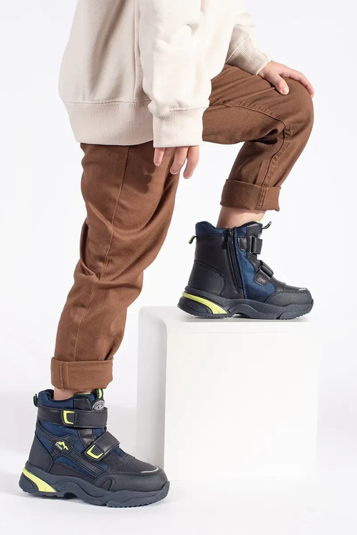 azul escuro isolar trzeParaiki juvenil