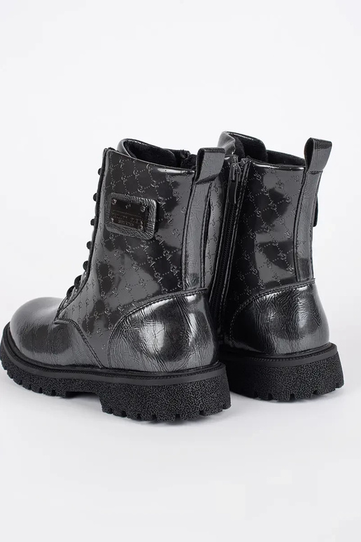 cor preta lacado feminino sapato...