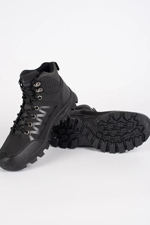 cor preta sapato homens caminhadas...