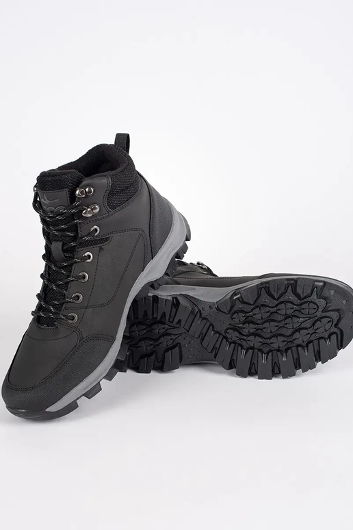 cor preta isolar botas de montaria...