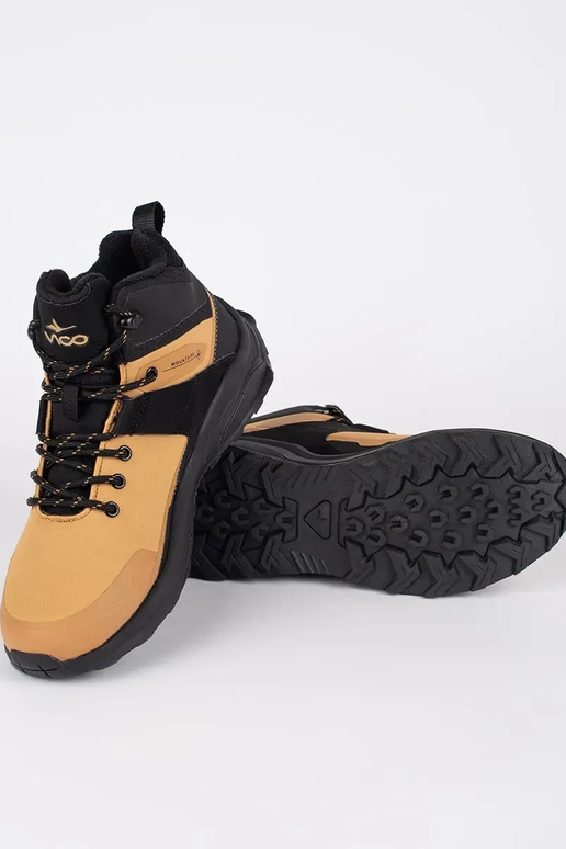 cor marrom alto sapato homens caminhadas