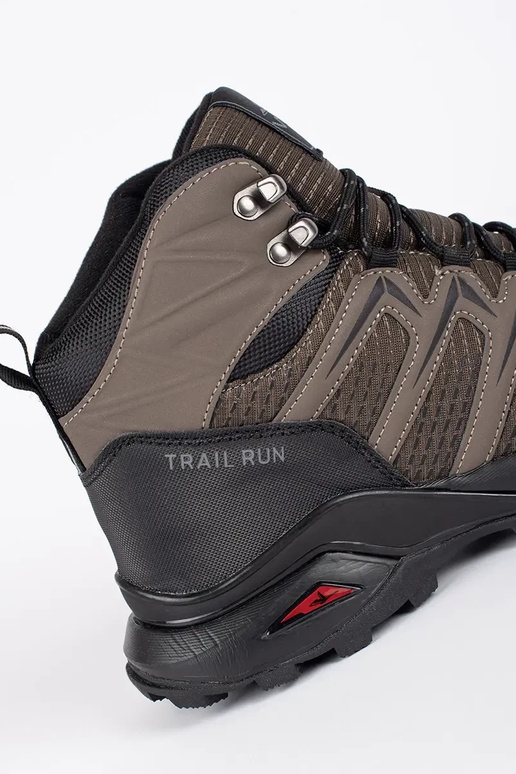 cor marrom isolar caminhadas sapato...