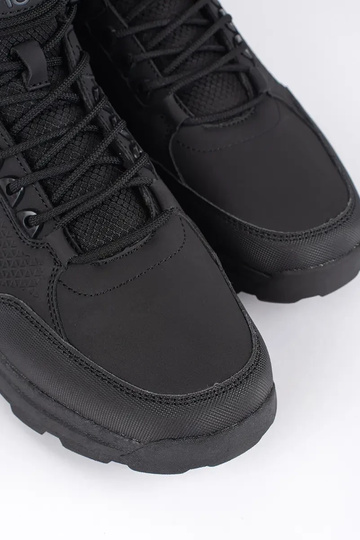 cor preta caminhadas sapato... 2