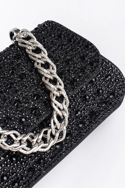 preto pequeno Bolsa Para cekiny ze...