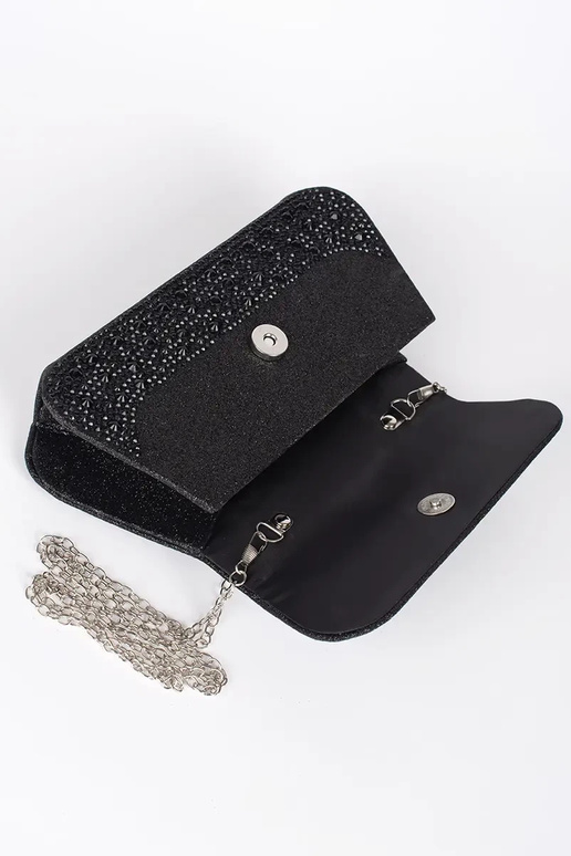 preto pequeno Bolsa Para cekiny ze...