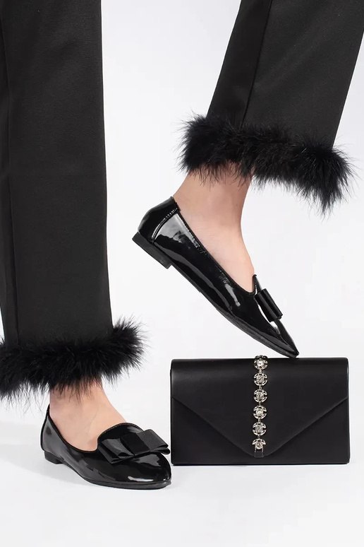 preto Bolsa necessaire decorado com...