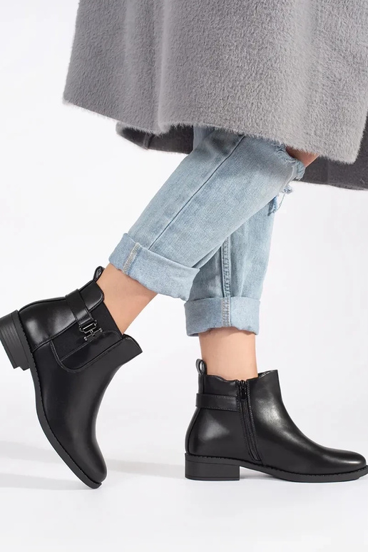 cor preta sapato Sapatos femininos...