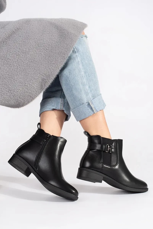 cor preta sapato Sapatos femininos...